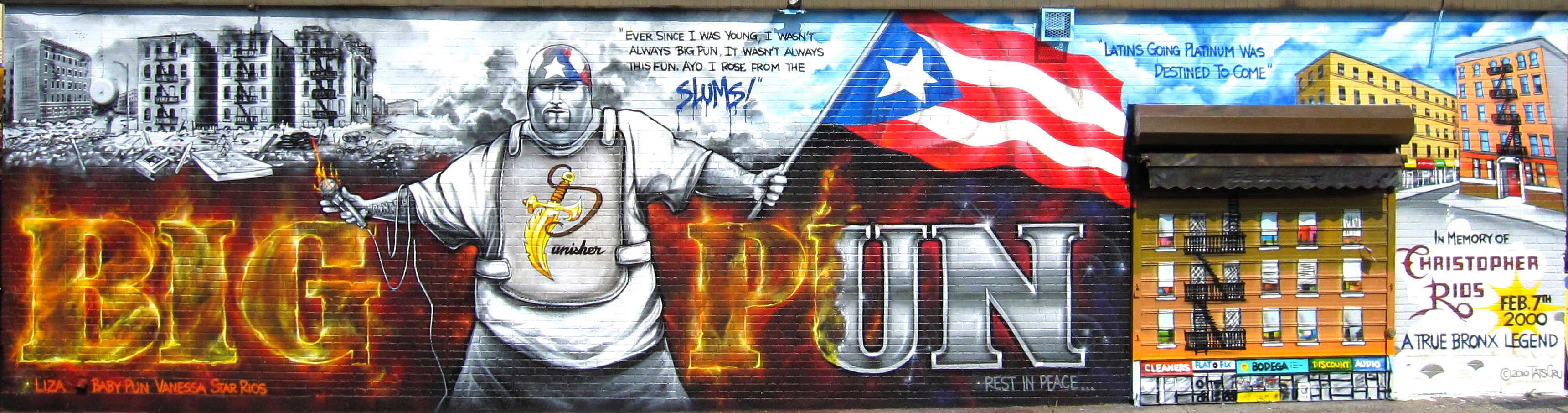 Big Pun 2010 Memorial wall Bombing Science