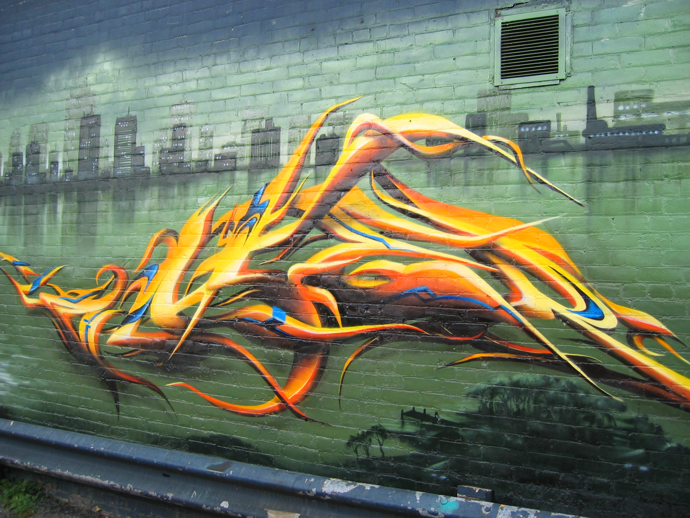 Water (Toronto) Graffiti Writer Spotlight Bombing Science