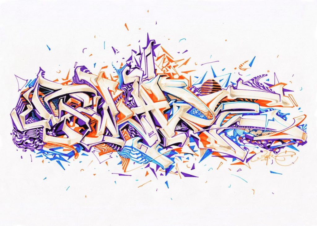 cool drawings of graffiti