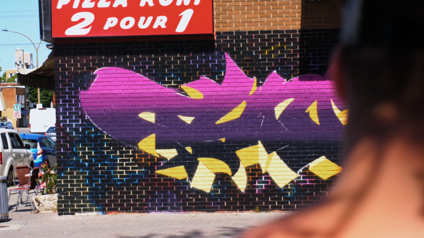 TUNA (Montreal) Graffiti Writer Video Bombing Science