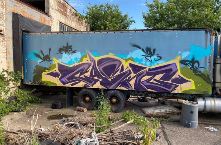 SABER MSK original TAG sur grand sticker SEEN/COPE2/CRASH